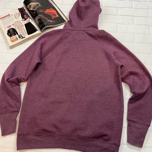 Champion Women's Hoodie Sweater Pullover Purple‎ - Picture 9 of 10